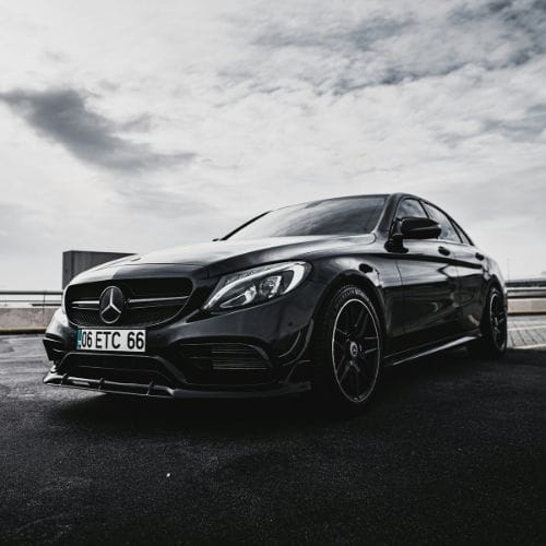 black-coloured-executive-sedan