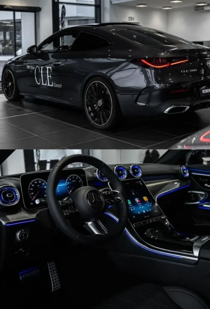 interior and exterior black car