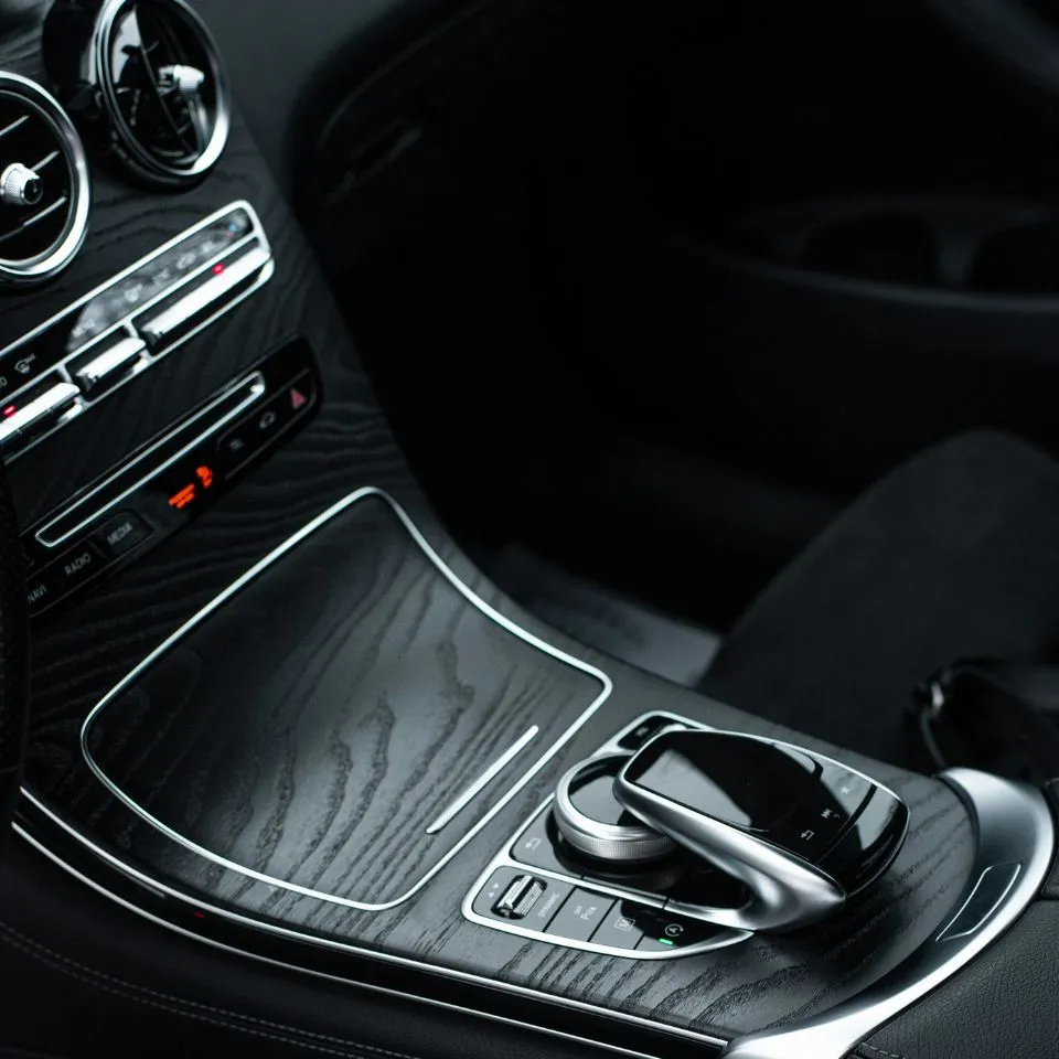 mercedes car interior