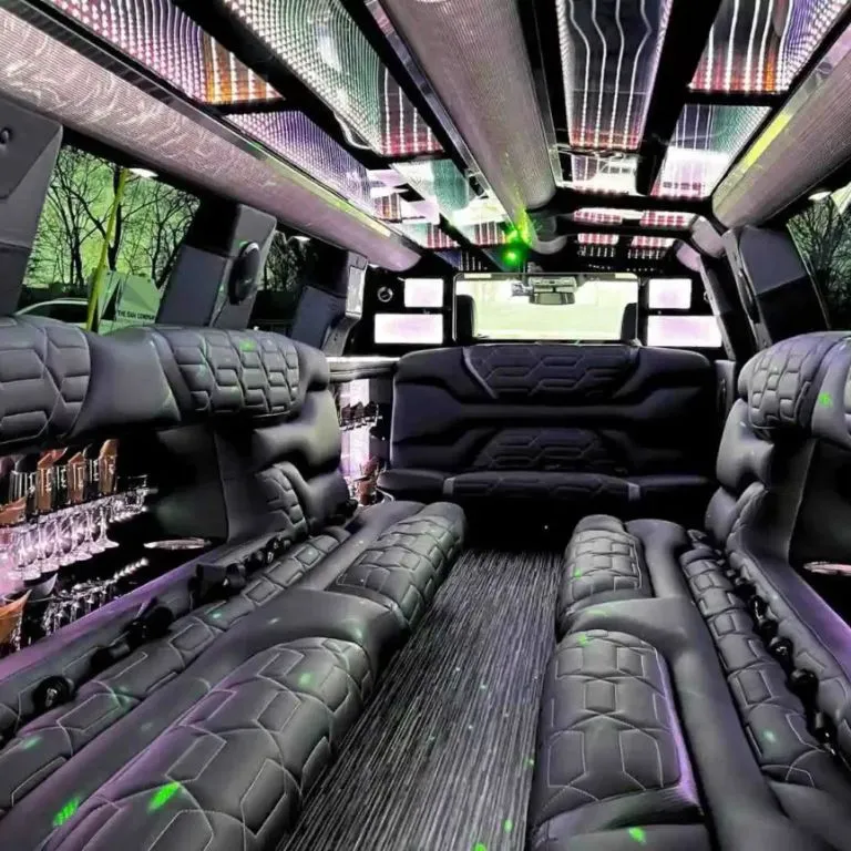prom limousine interior