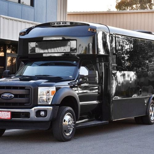 black-20-passenger-party-bus