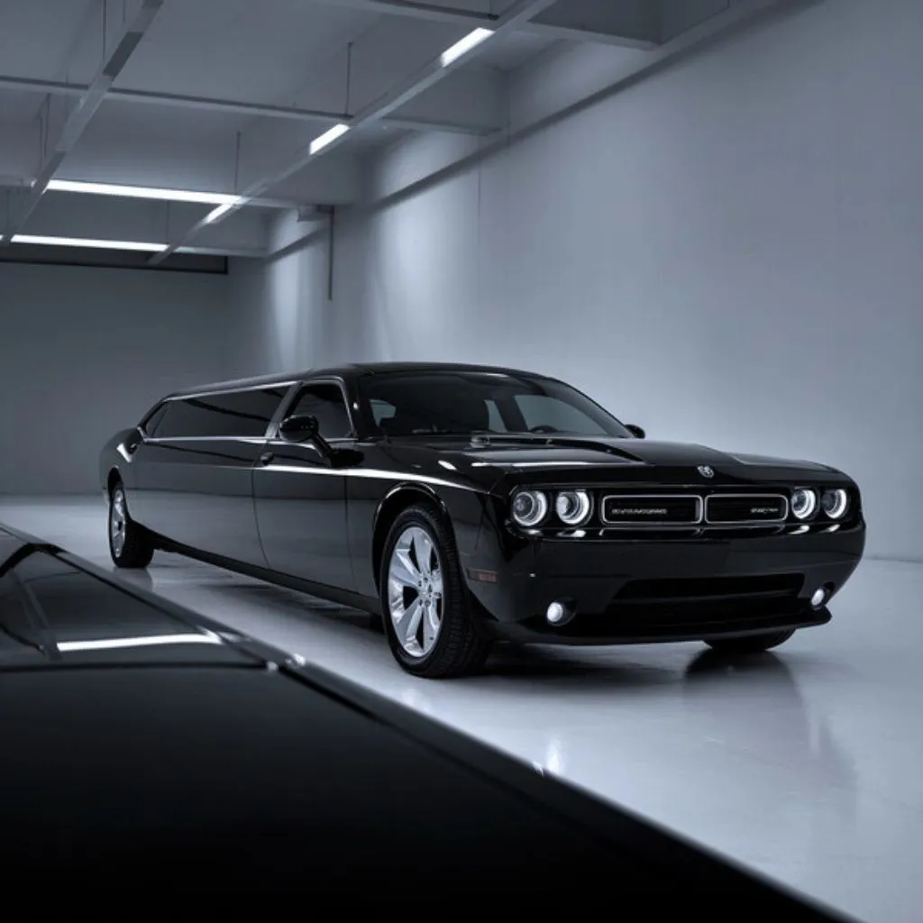 dodge challenger stretch limo