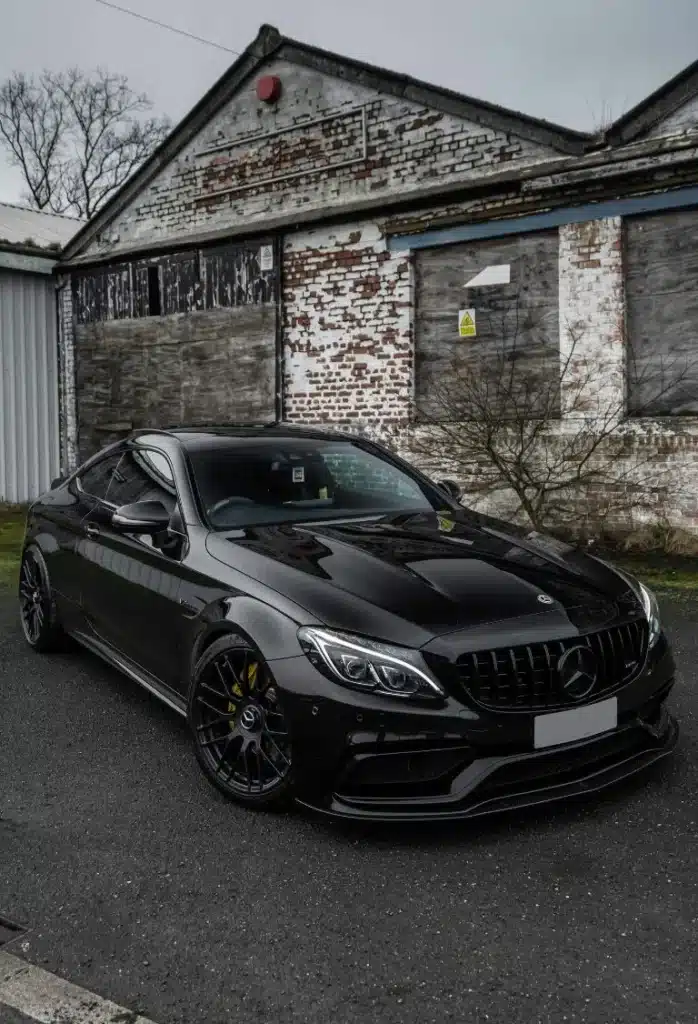black car C63s