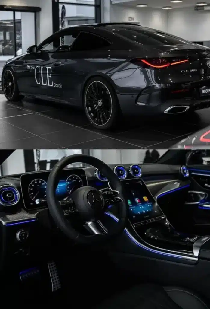 interior and exterior black car